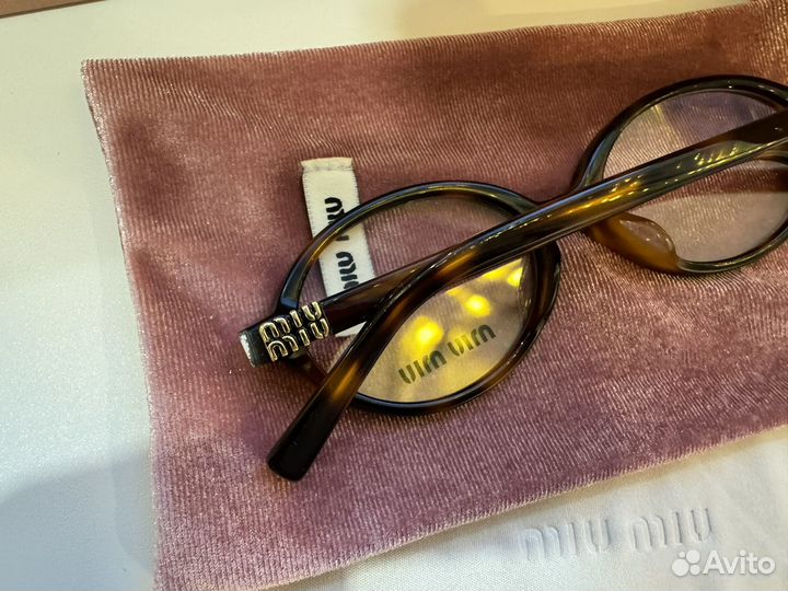 Miu Miu regard леопардовая оправа