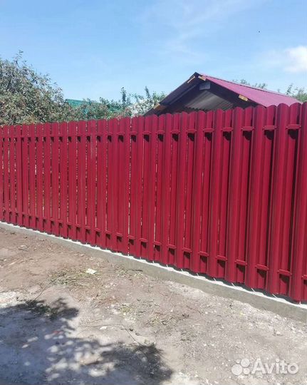 Установка заборов