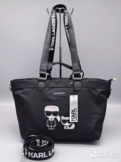 Сумка Carl Lagerfeld спортивная дорожная