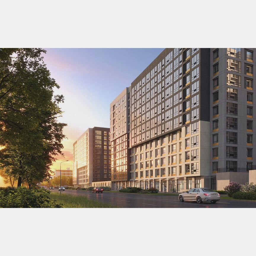 2-к. квартира, 62,1 м², 17/18 эт.