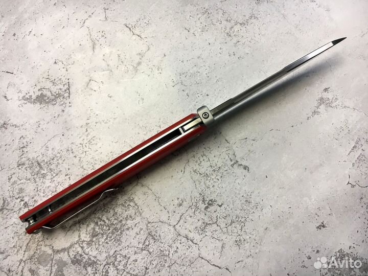 Раскладной нож Pike, Red Mr.Blade, сталь D2