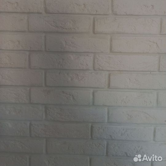 Кирпич облицовочный белый гипсовый