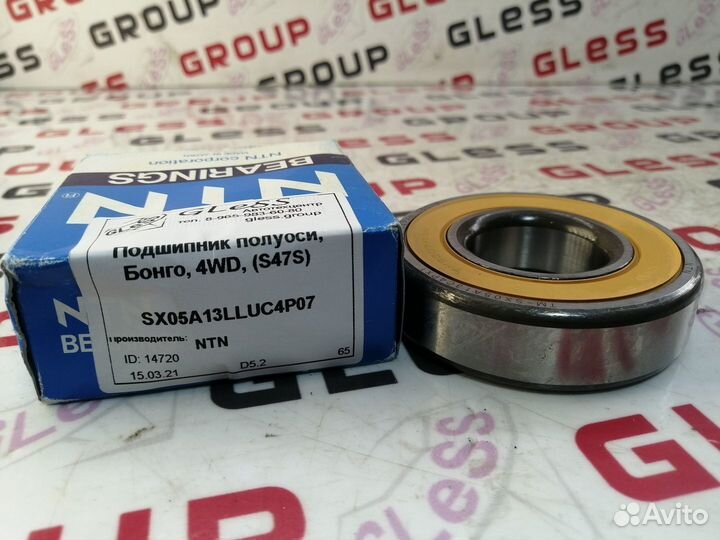 Подшипник полуоси Бонго 4WD (S47S) Bongo