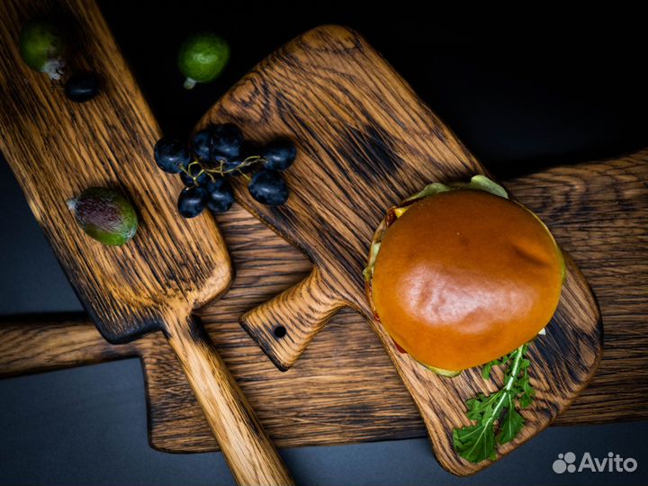 Доски для подачи блюд из дерева