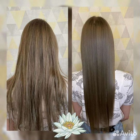 Кератиновое выпрямление волос