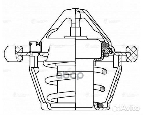 Термостат ford focus II /focus I /fusion/fiesta