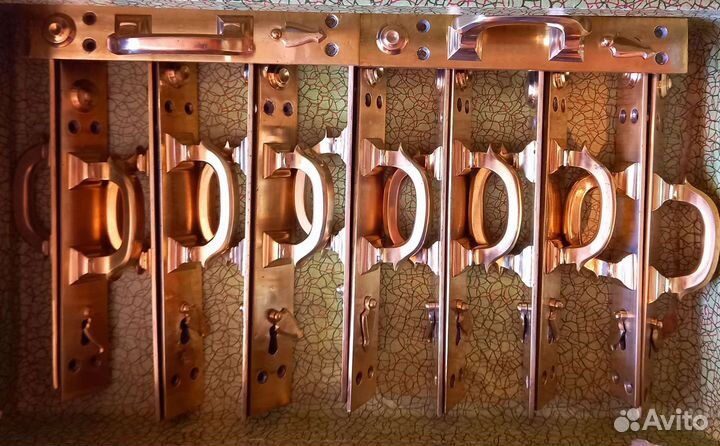 Дверные ручки 19 векъ. Латунь