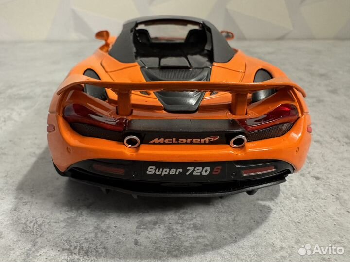 Металлическая машинка McLaren 720s кабриолет А