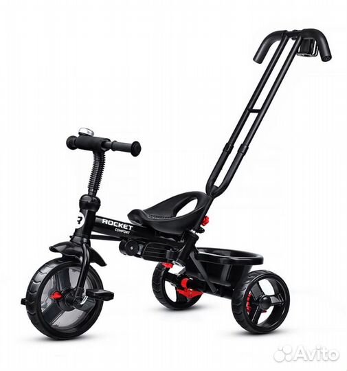 Трехколесный велосипед с ручкой
