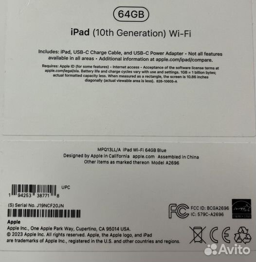 Apple iPad(2022) 10.9 (10th Generation)