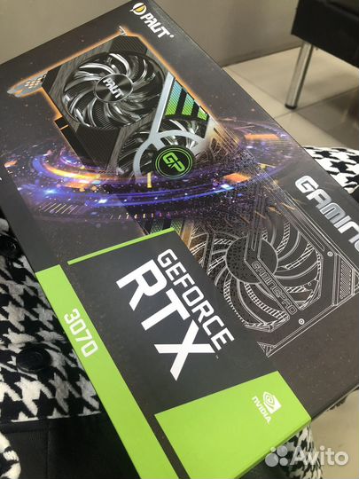 Видеокарта Palit GeForce RTX 3070 GamingPro (LHR)