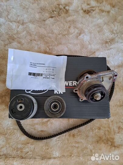 Ремень грм с помпой и роликами Шевроле круз