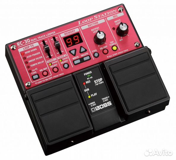 Двухтрековая лупер станция Boss RC-30