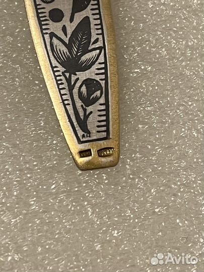 Серебряная ложка 875 проба