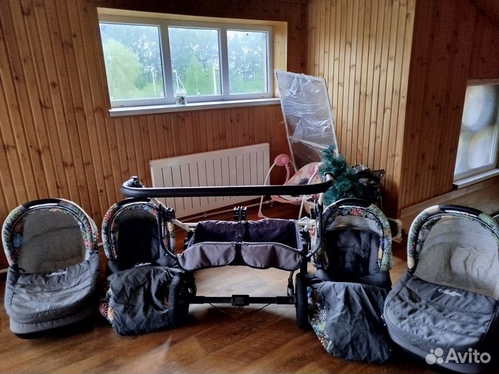 Коляска для двойни 2 в 1