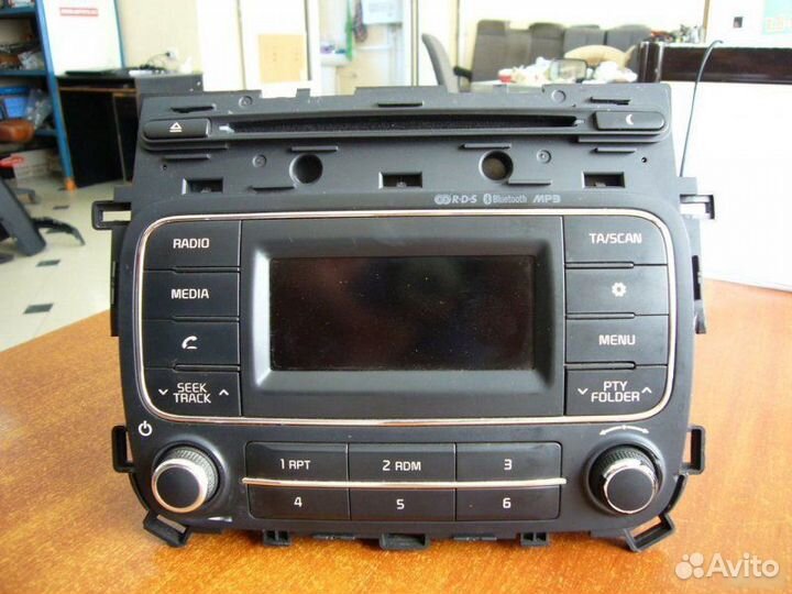 Автомагнитола штатная Kia Cerato 3 седан G4FG 2014