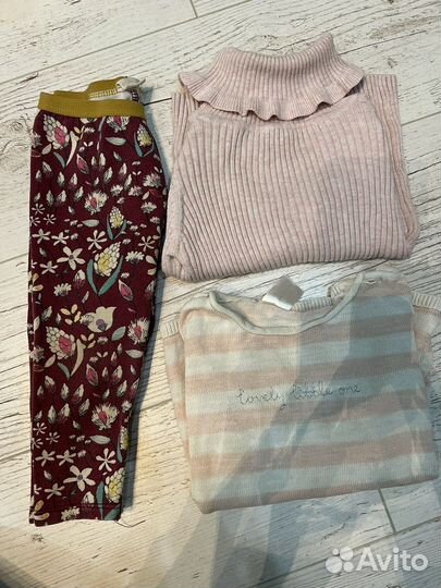Вещи пакетом на девочку 80 86 zara
