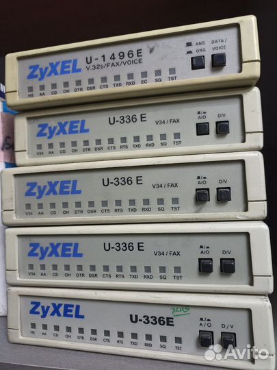 Модемы zyxel u-1496e, u 336e, 56k