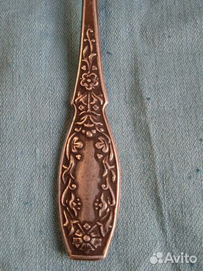 Ложка чайная серебро СССР 875