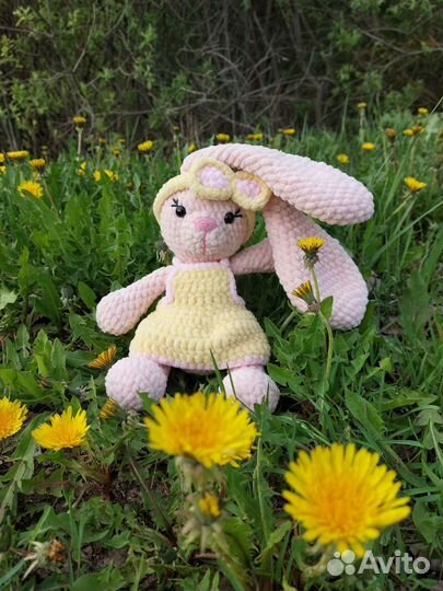 Игрушка ручной работы Зайка2