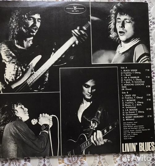 Livin'blues Виниловые пластинки.live