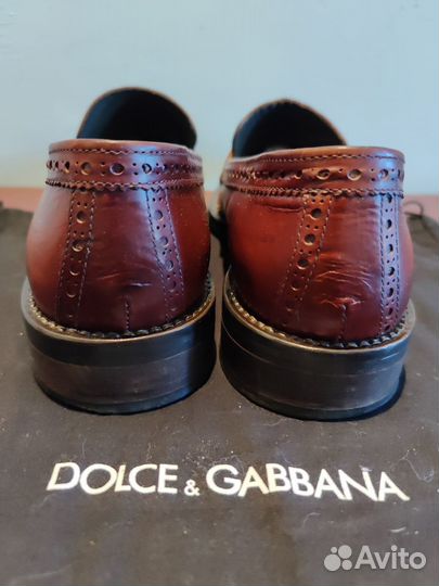 Мужские кожаные туфли Dolce & Gabbana