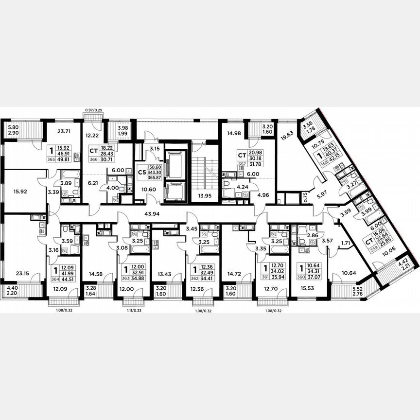 Квартира-студия, 26,2 м², 13/14 эт.