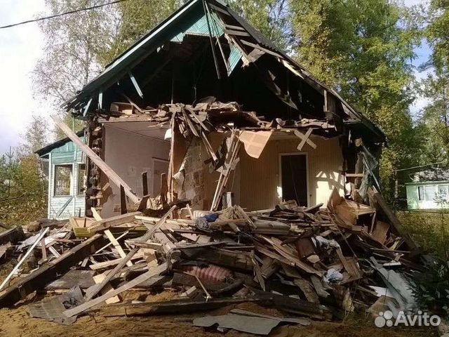 Снос демонтаж домов и зданий за 1 день