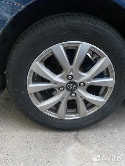 Колеса на kia rio летняя резина с дисками