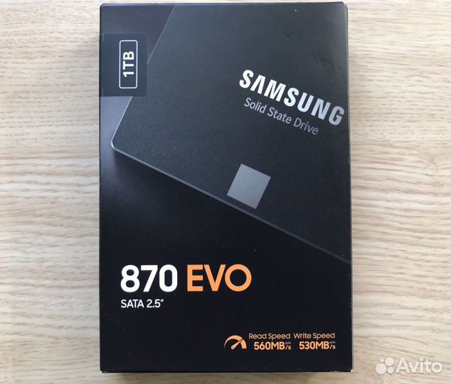 Новый диск SSD Samsung 870 EVO 1Tb оригинал