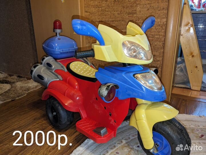 Детский мотоцикл 4шт