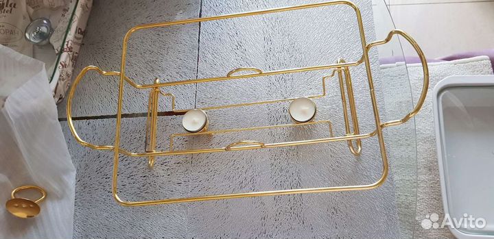 Новый шикарный набор посуды с подогревом