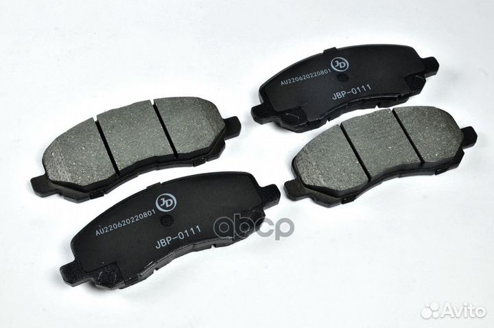 Колодки тормозные, передние D6108H JBP0111 Just