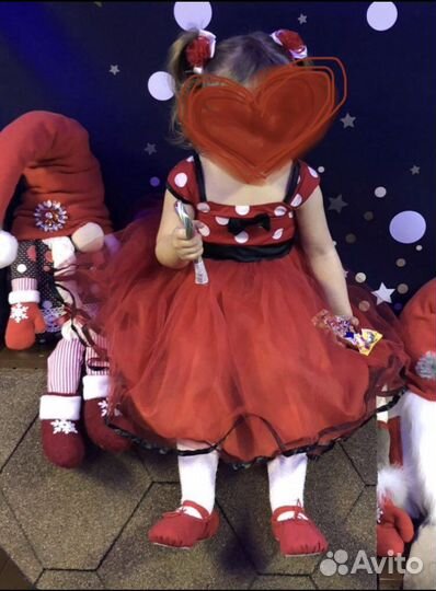 Новогодний костюм на девочку 104