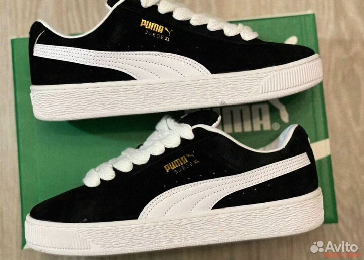 Кроссовки мужские Puma Suede XL “Black White “