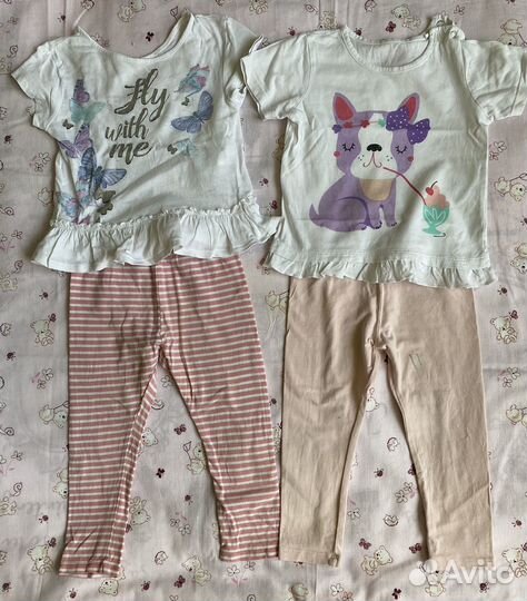 Вещи пакетом на девочку 86 р