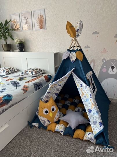 Игровая палатка детский шалаш вигвам