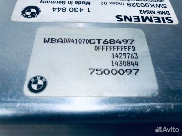 Блок управления двигателем Bmw 5 E39 M52B25TY