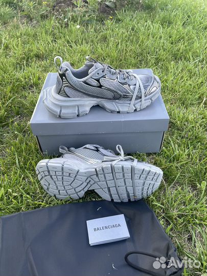 Кроссовки balenciaga 3xl grey серые