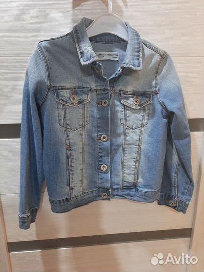 Джинсовый пиджак, р.122.zara