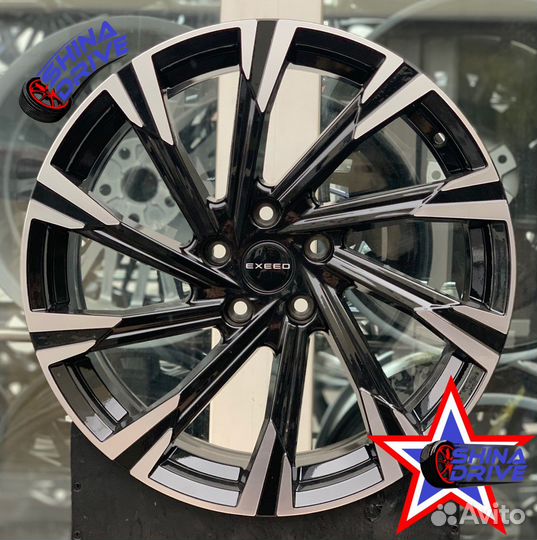Диски Exeed VX R19 5x108 Black Groove Gloss