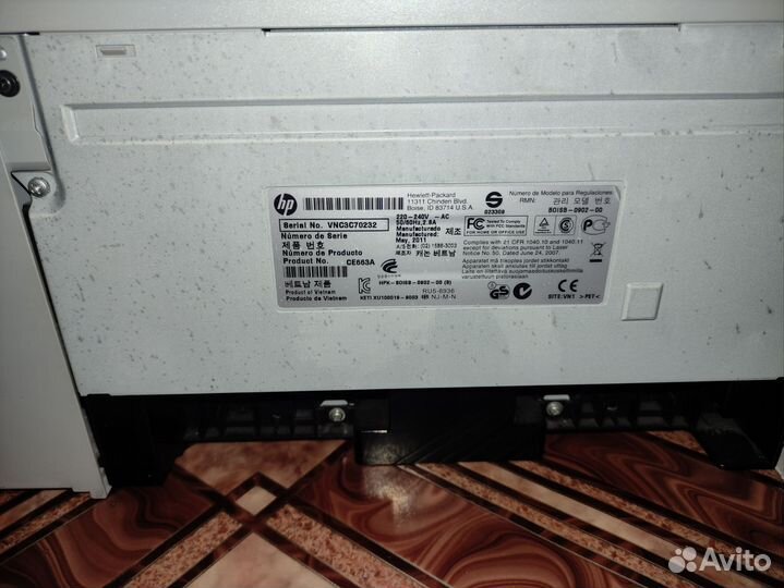 Принтер HP laserjet p1566