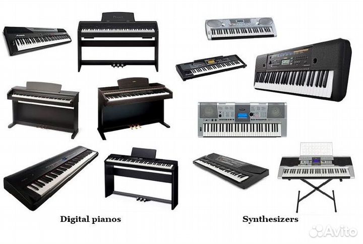 Пианино от 20.000 и Nux + аксессуары, все новое