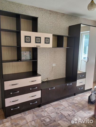 Стенка в гостинную со шкафом бу