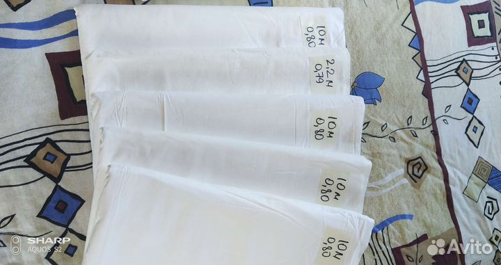 Ткань бязь белая