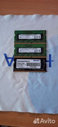 Оперативная память ddr4 4gb 2666 SO-dimm