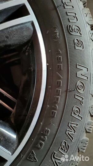 Литые диски с зимней резиной 195x65 R15