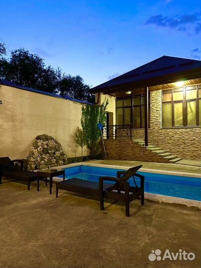 Баня с бассейном