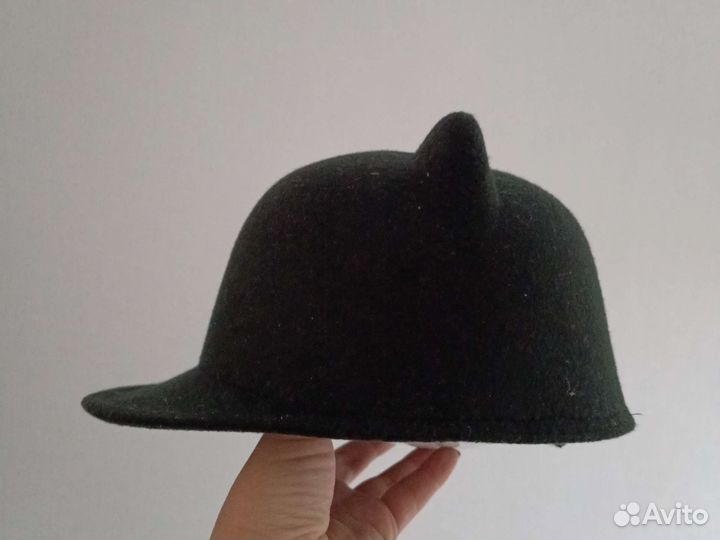 Шляпа фетровая с ушками