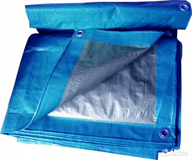 Тент пропиленовый с люверсами 60г/м2